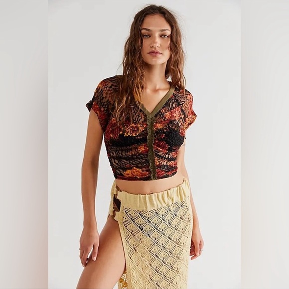 Free People Tops - Free People! Salona Lace Cropped Top NWOT!